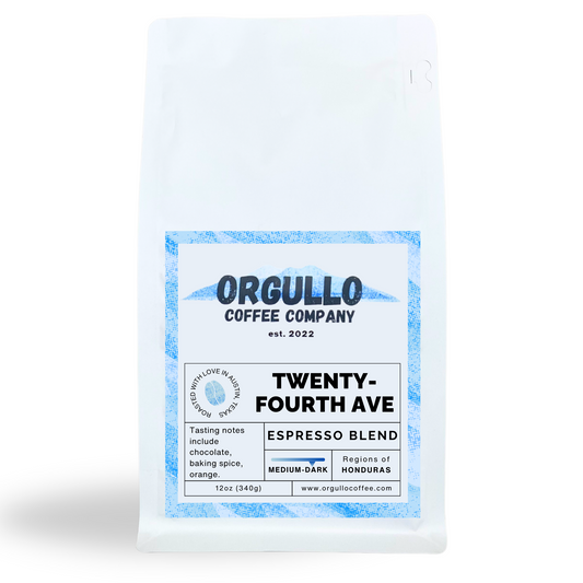 Orgullo coffee espresso blend Honduras coffee